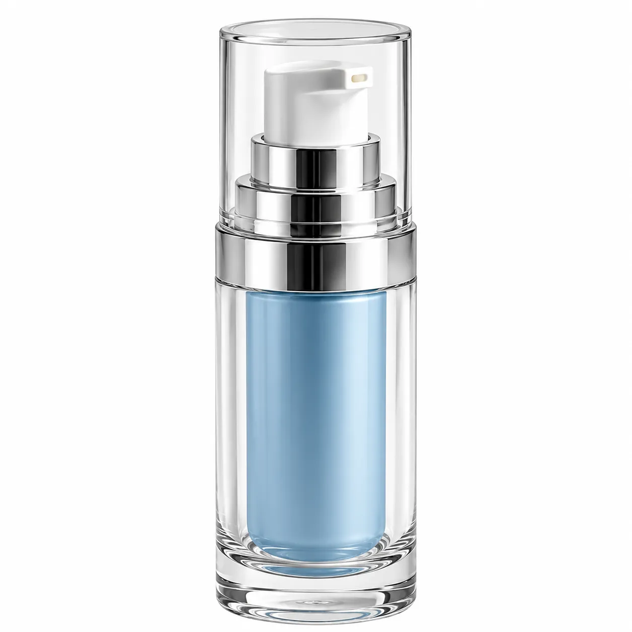 Blue empty cylinder