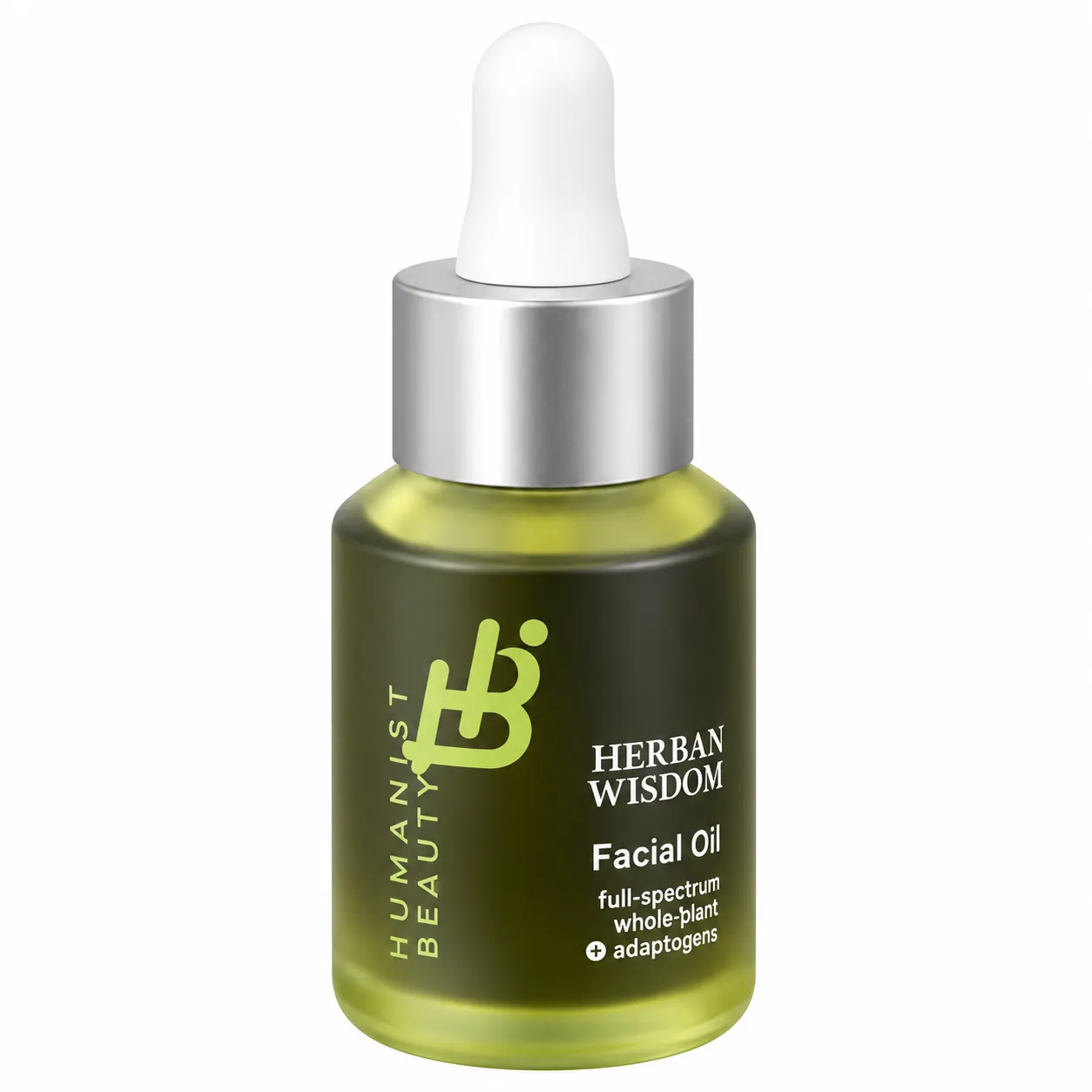 Green dropper bottle